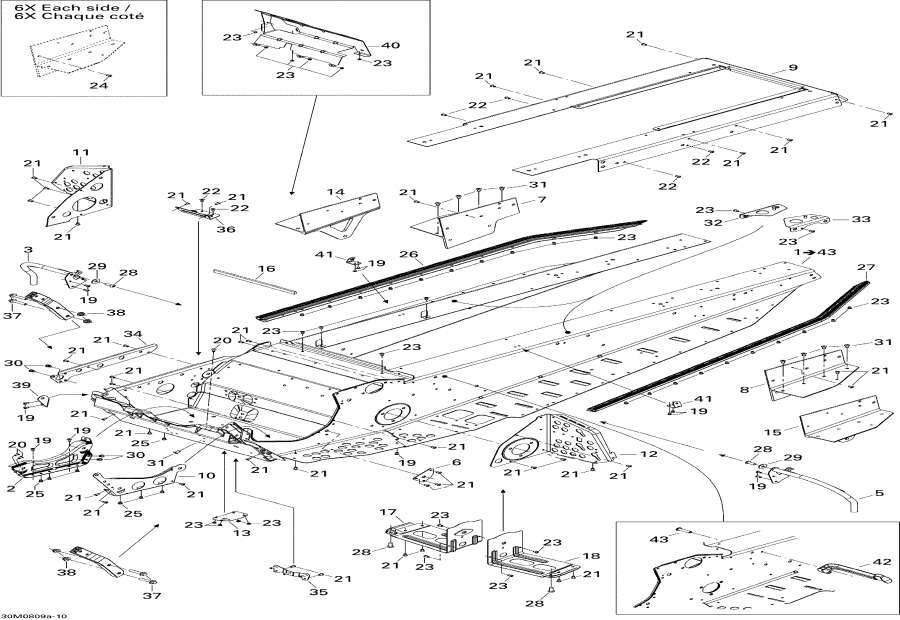 Snowmobiles Lynx  - Frame Ranger - ���� Ranger