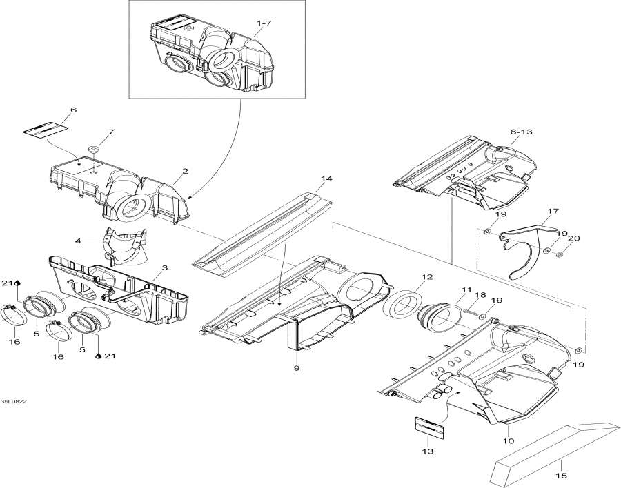 Snowmobile Lynx  - Air Silencer - Air 