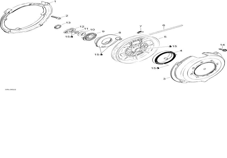 Snow mobile Lynx  - Rewind 