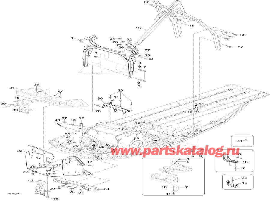 Snowmobile Lynx  -   Components / Frame And Components