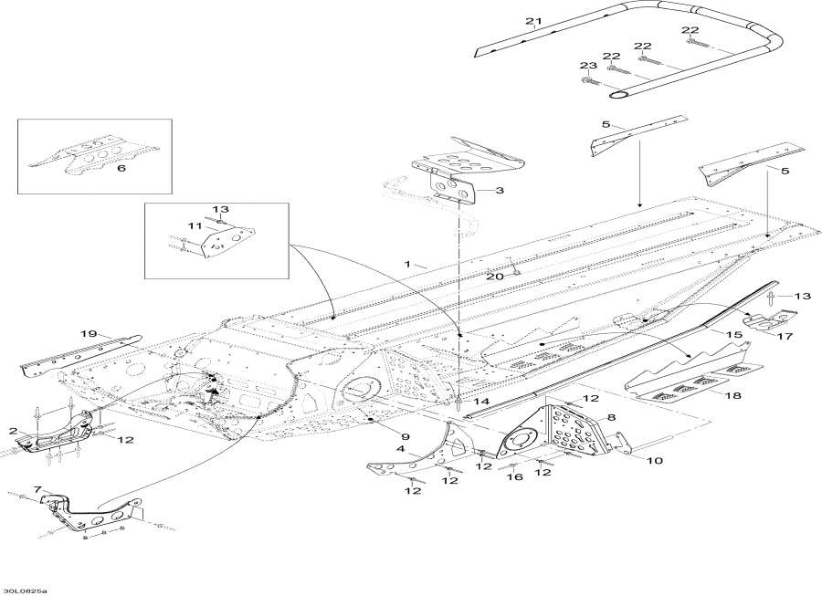 Snow mobile lynx  - Frame - 