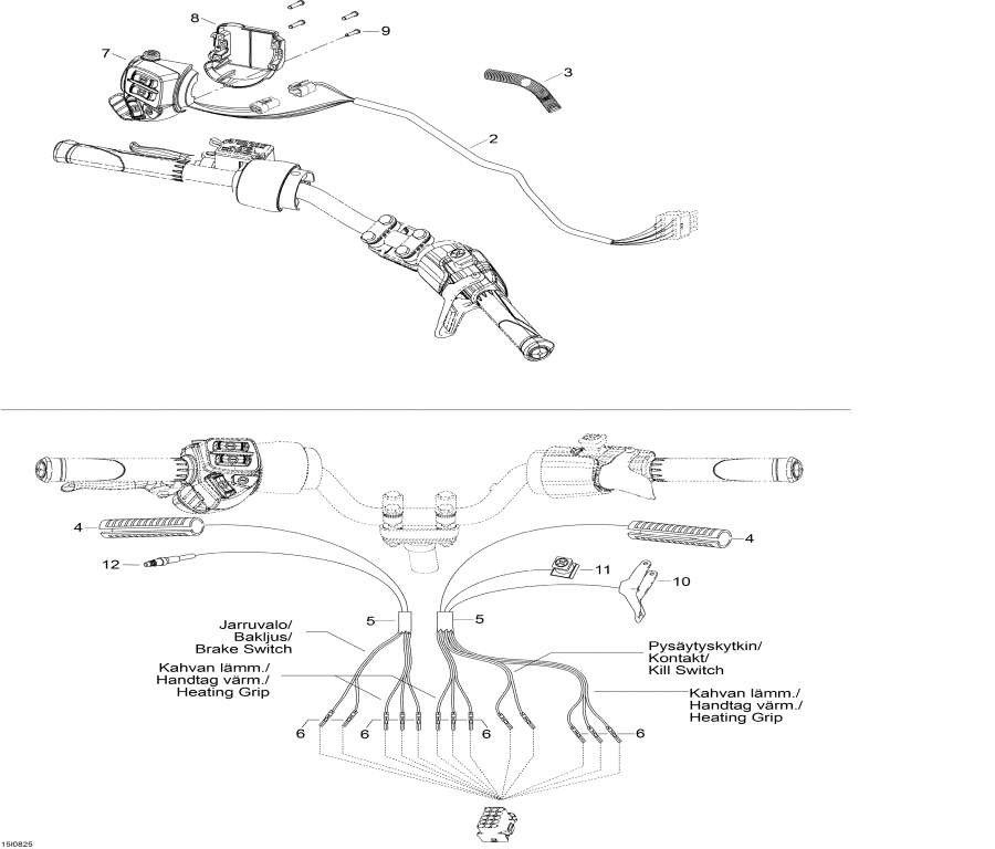 Snowmobile Lynx  -     / Steering Harness