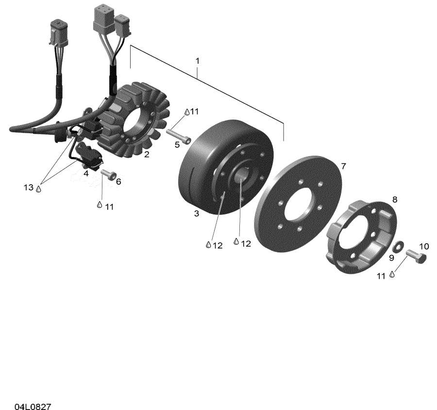 Snowmobile lynx  - Ignition