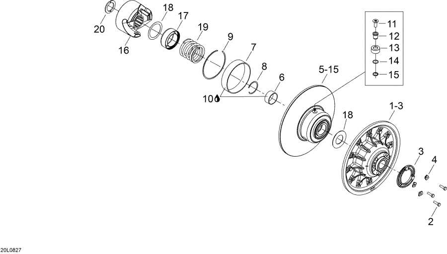 Snowmobiles   -  ,Driven Pulley