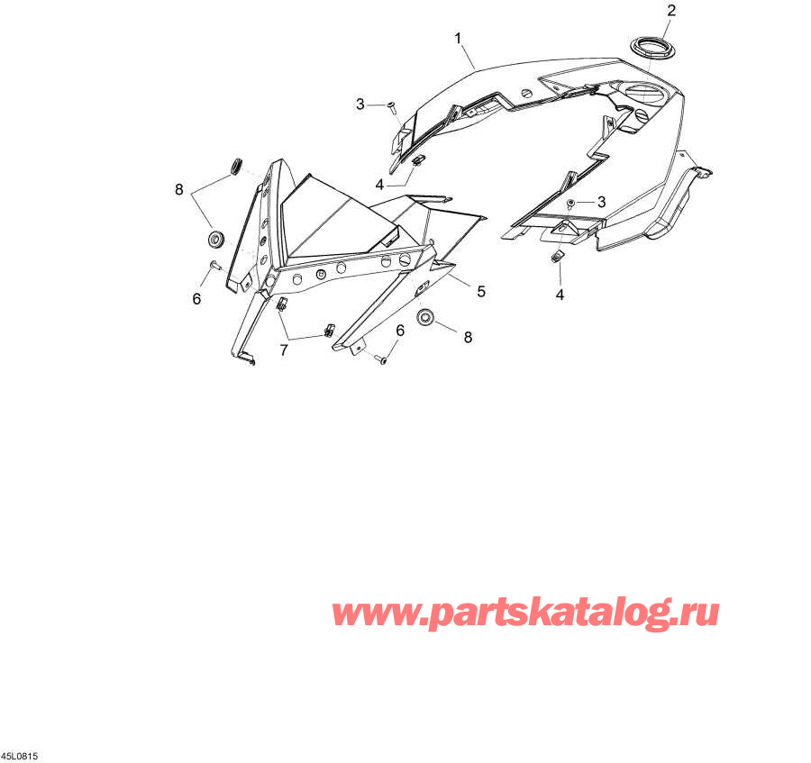 Snowmobile �����  - Windshield And Console / �������� ������ � Console