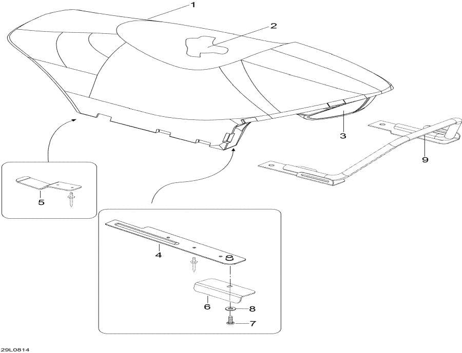 Snowmobiles   - Seat / 