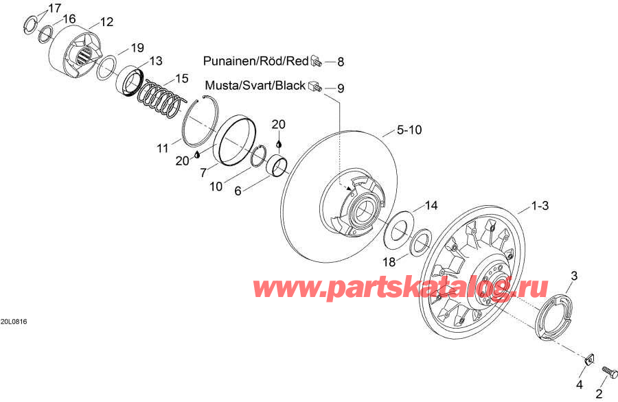    - Driven Pulley /  