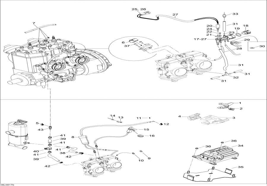 Snowmobile   -  Handle  Ecm - Throttle Handle And Ecm