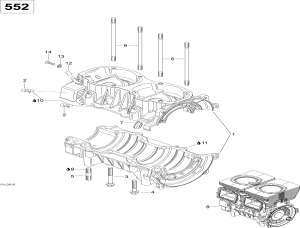 01-   552 (01- Crankcase 552)