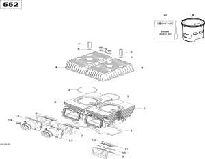 01-      552 (01- Cylinder And Cylinder Head 552)