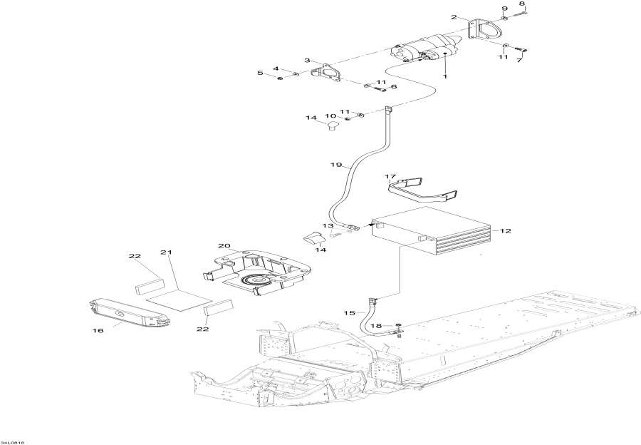 Snow mobile   - Electric Starter 552 /  552