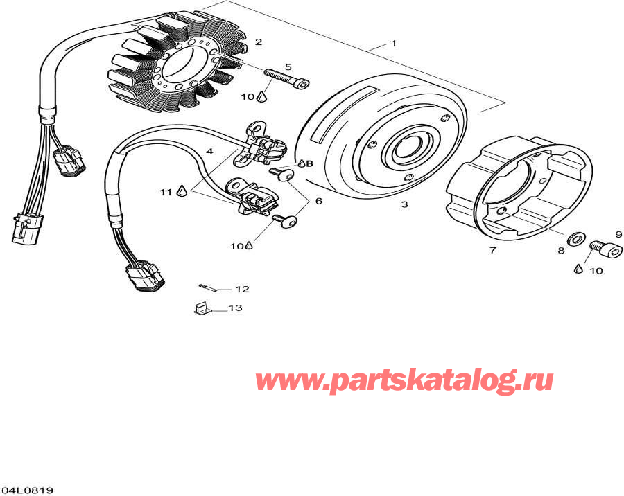 Snowmobiles Lynx  - Magneto 593 /  593