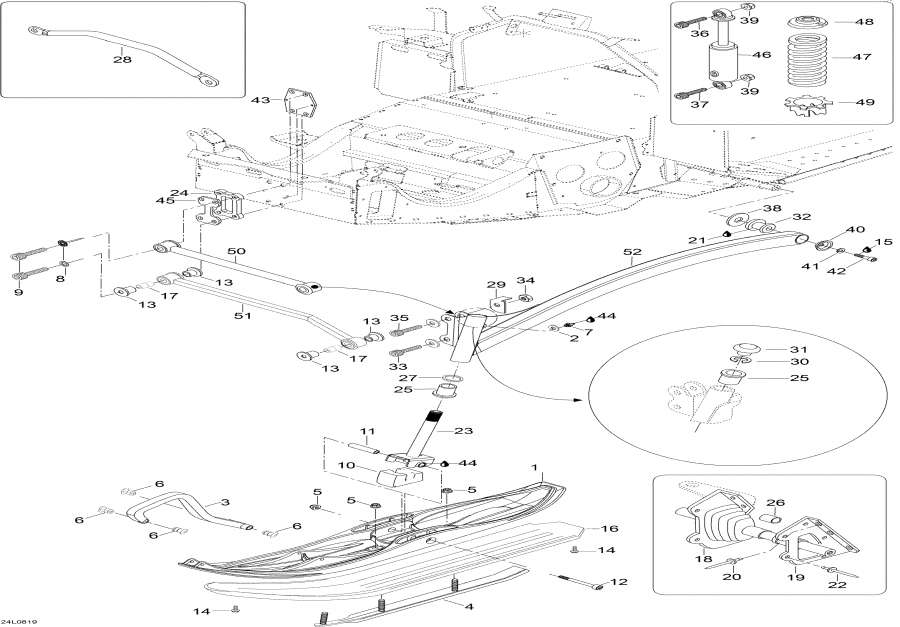  Lynx  - Front Suspension And Ski /    