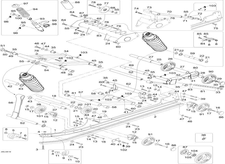 ��������� �����  - Rear Suspension