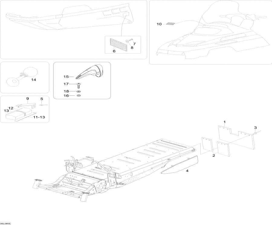 Snow mobile lynx  - Utilities