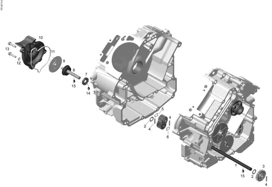 Snowmobiles lynx  - Water / Waterpump