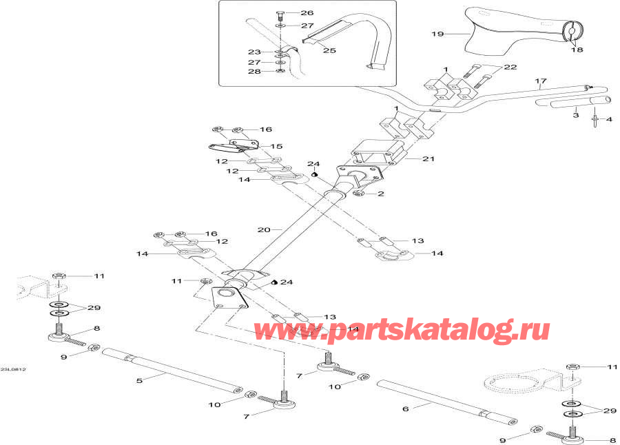 Snow mobile   - Steering System