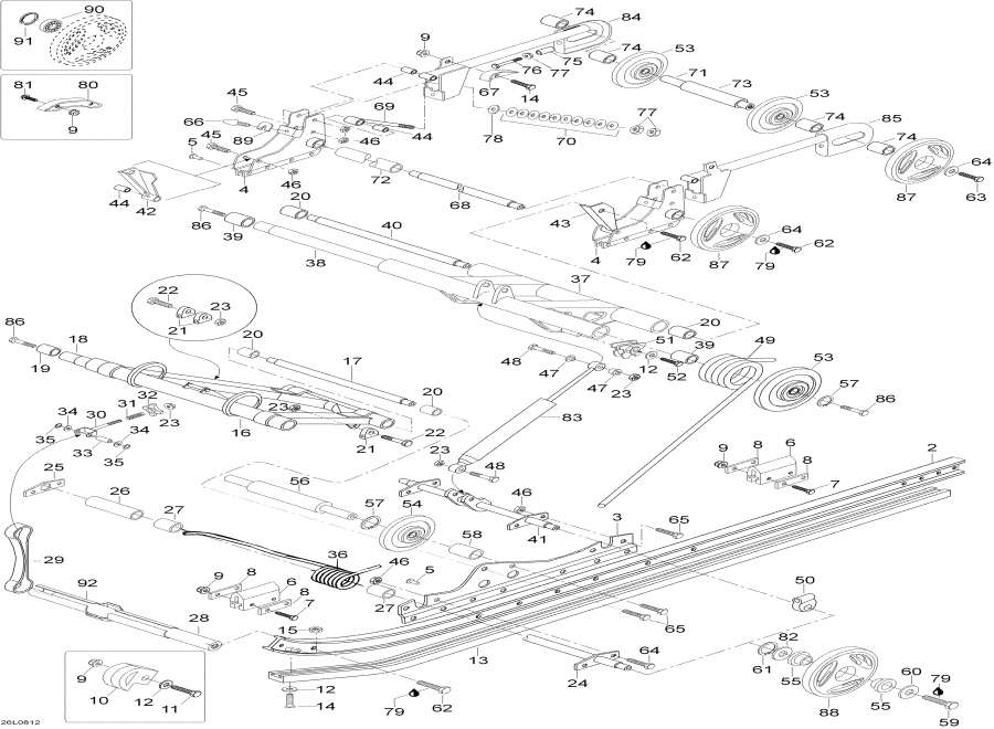 �������� lynx  - ������ �������� - Rear Suspension