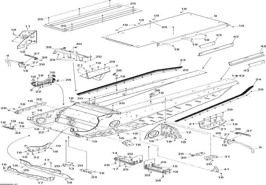 Snow mobile Lynx  - Frame,����