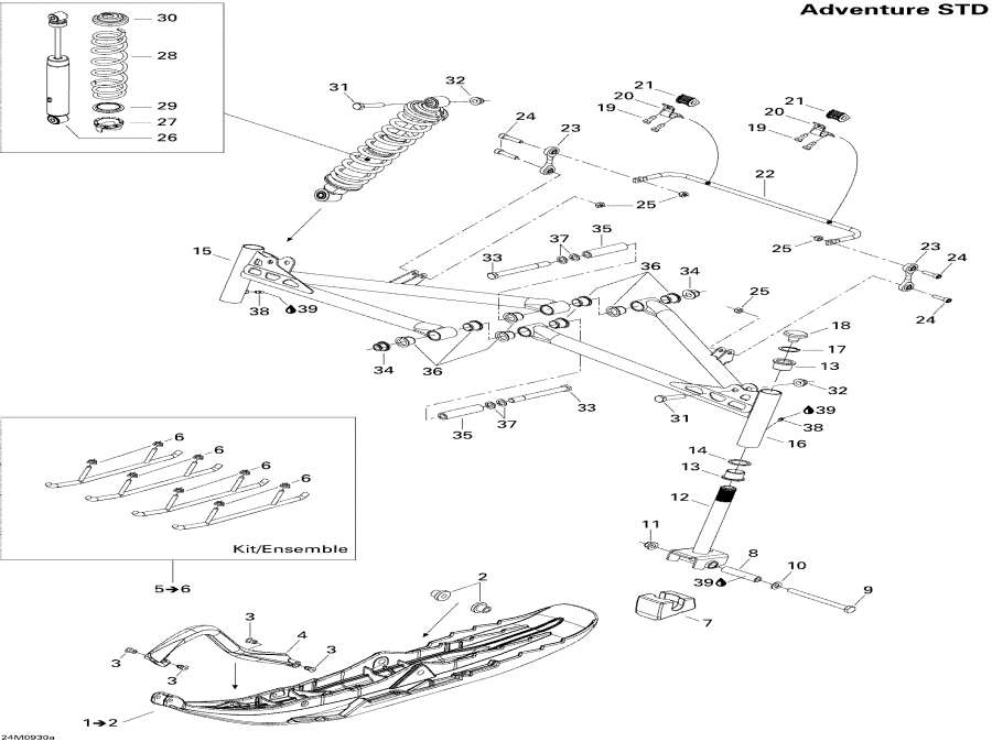    -     Std / Front Suspension And Ski Std