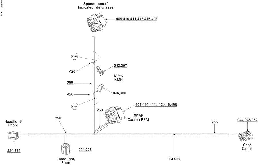  Lynx  - Electrical Harness, Hood