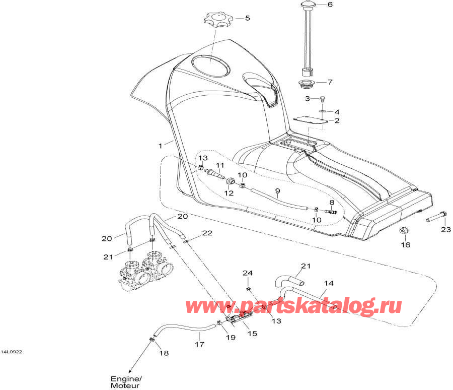Snow mobile   -   - Fuel System