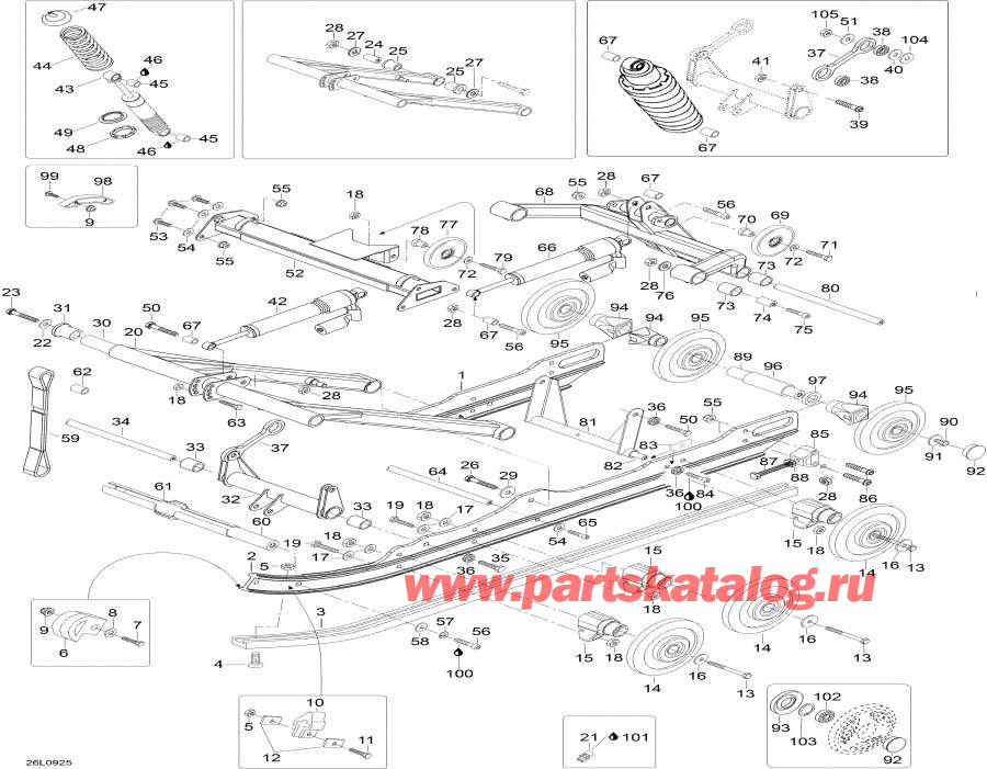 Snowmobile �����  - Rear Suspension