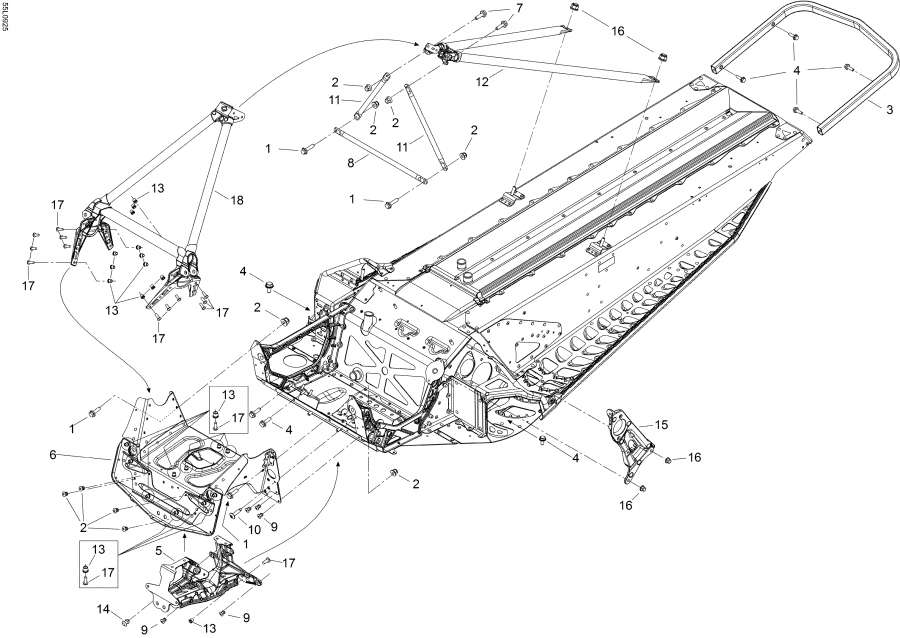 Snowmobiles lynx  - Frame And Components -   Components