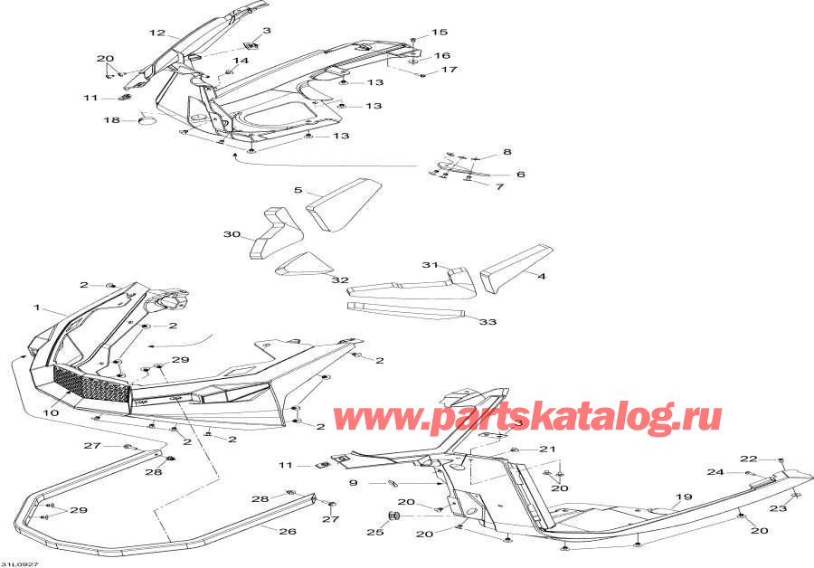 Snowmobiles lynx  -   / Bottom Pan