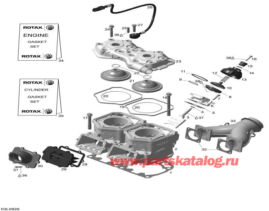  lynx  -     - Cylinder And Reed Valve