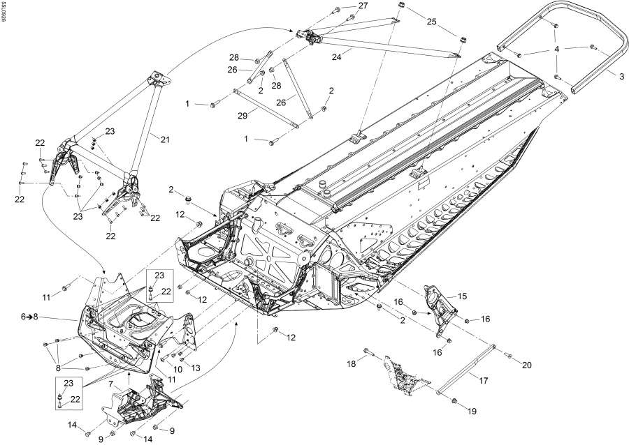 Snow mobile   -   Components - Frame And Components