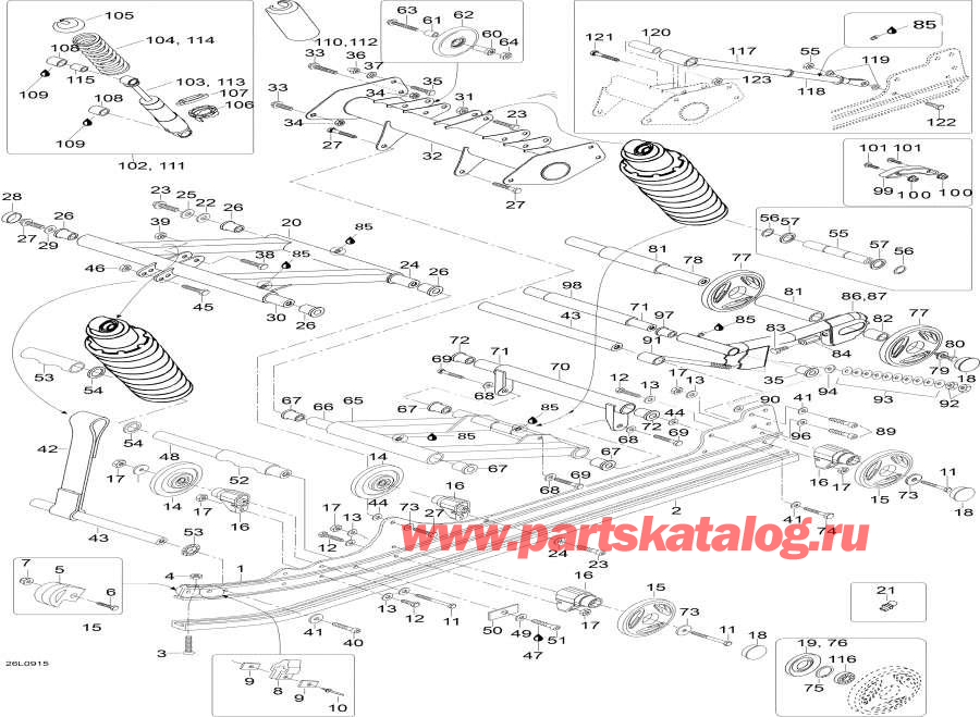 Snowmobiles �����  - Rear Suspension