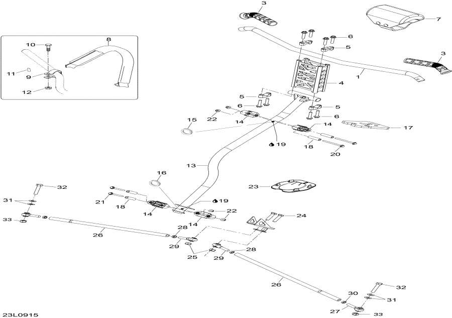 ��������� Lynx  - ������� ������� System / Steering System
