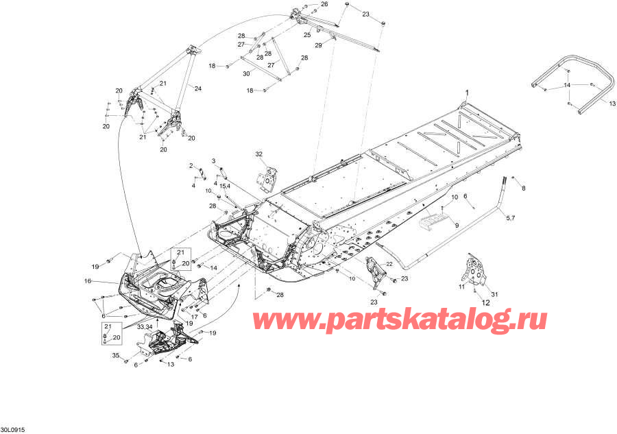 Snow mobile Lynx  - ���� - Frame