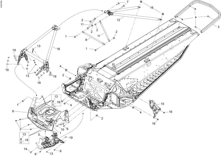 Snow mobile   -   Components - Frame And Components