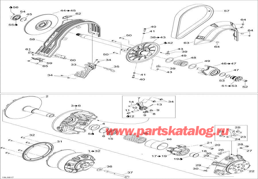 Snow mobile   - Drive System - Drive System