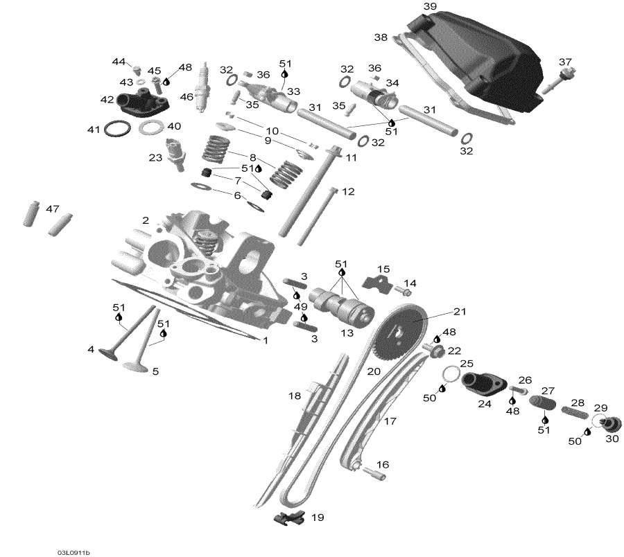 �������� lynx  - Cylinder Head Rear - ������� ����� �������� Rear