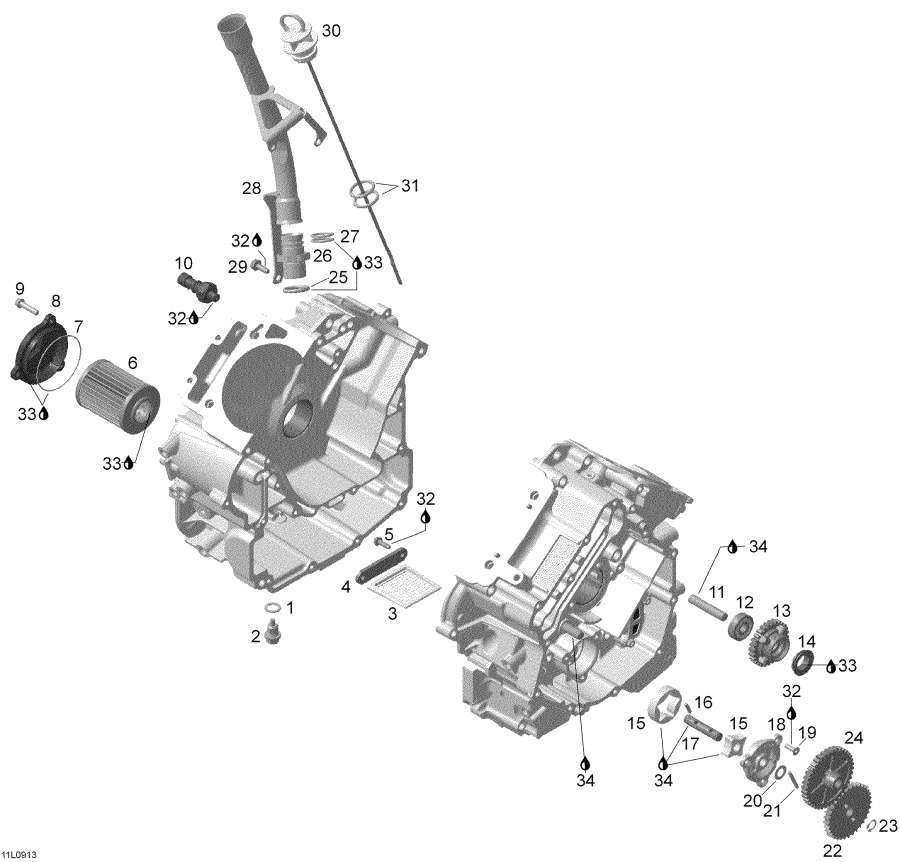  Lynx  - Lubrication And Oil Pump / Lubrication   