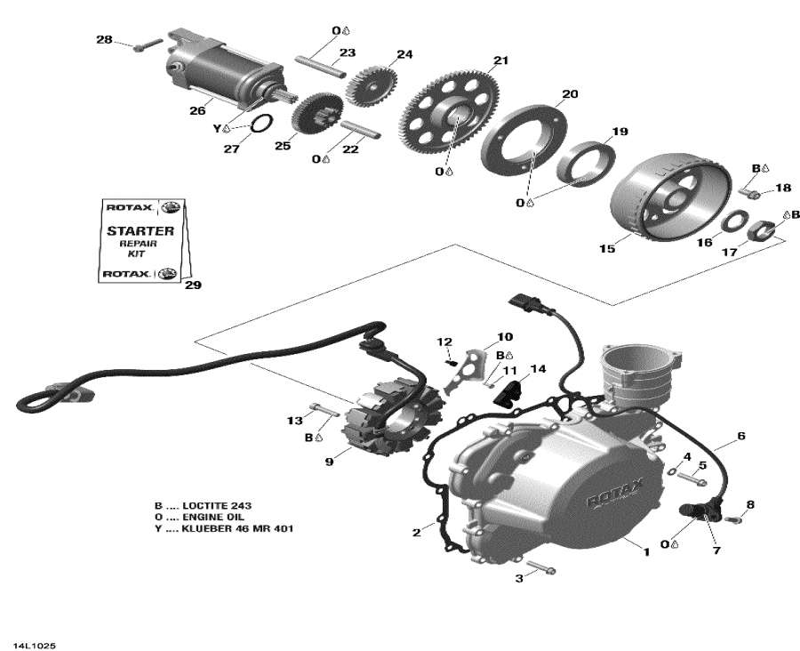 Snowmobiles lynx  - Magneto And Electric Starter /   