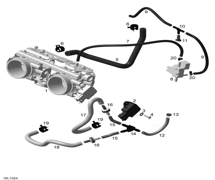 Snowmobiles Lynx  -  / Throttlebody