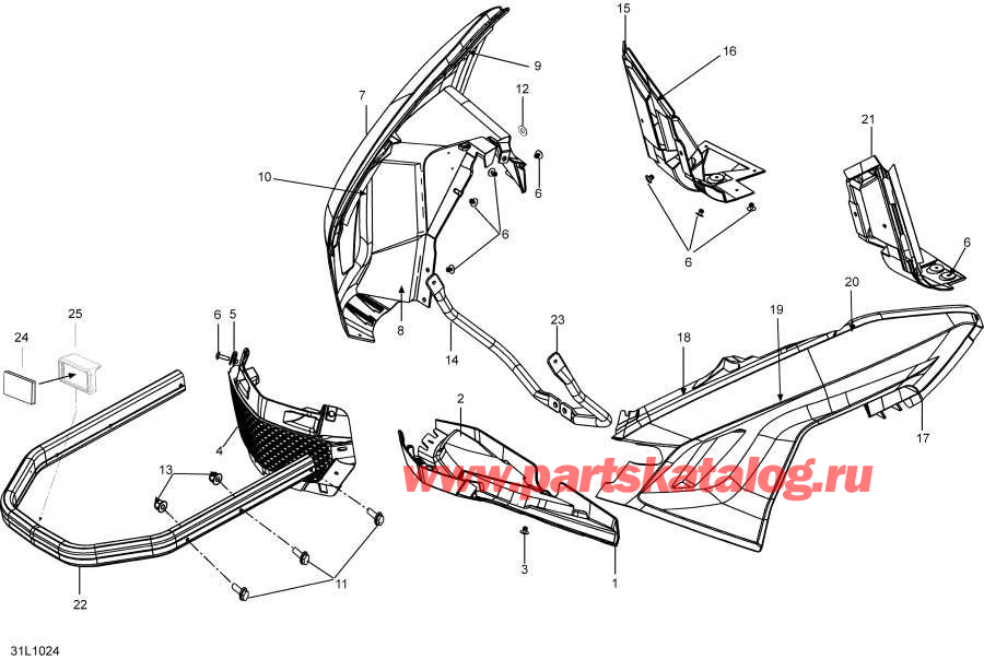 Snowmobiles Lynx  -   - Bottom Pan