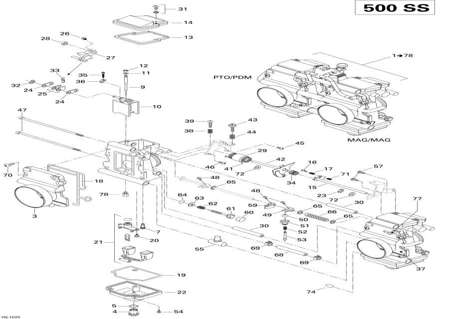 Snow mobile lynx  - Carburetor - 