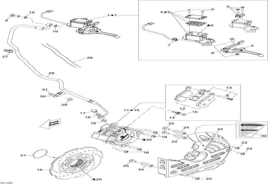 Snowmobile Lynx  - Hydraulic Brakes /  