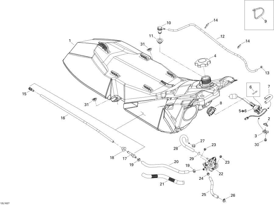 Snowmobile   - Fuel System