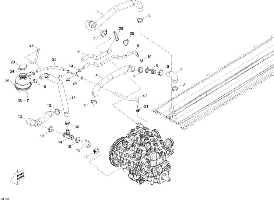Snow mobile Lynx  -  System