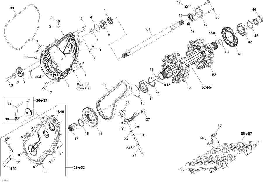 Snowmobile   - Drive System / Drive System