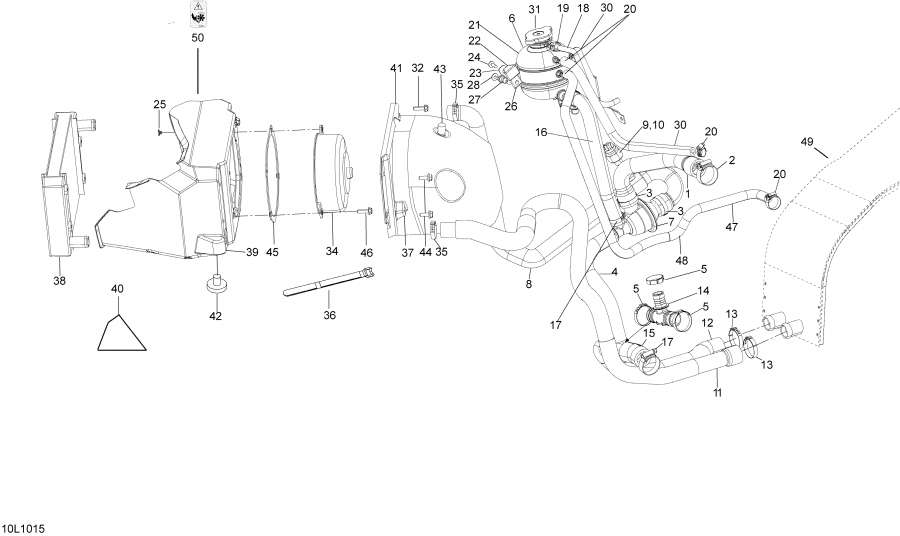 Snowmobiles lynx  -  System