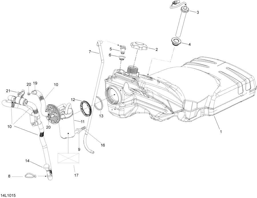 Snow mobile   - Fuel System /  