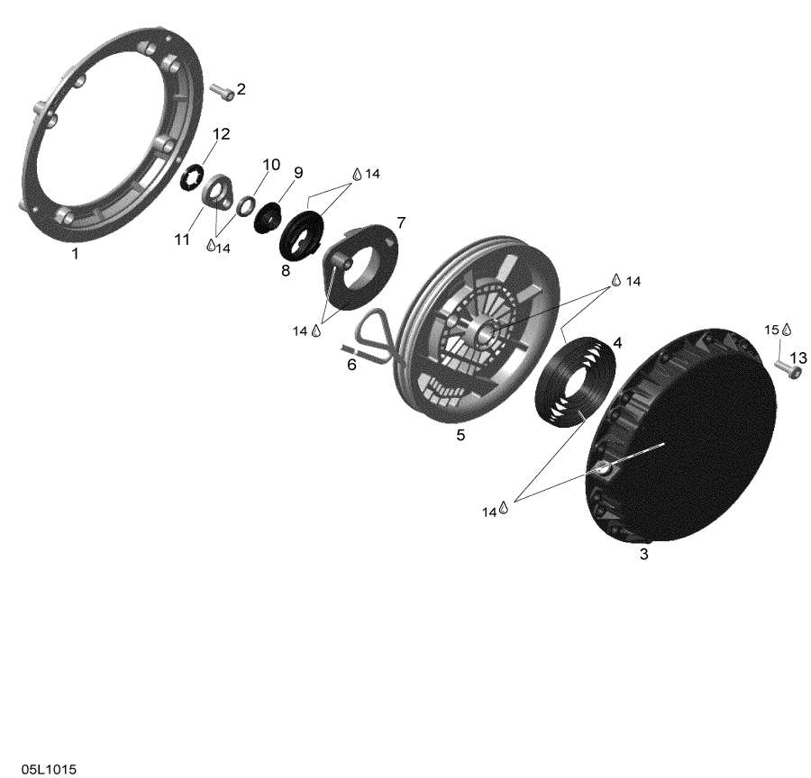 Snowmobiles   - Rewind Starter / Rewind 