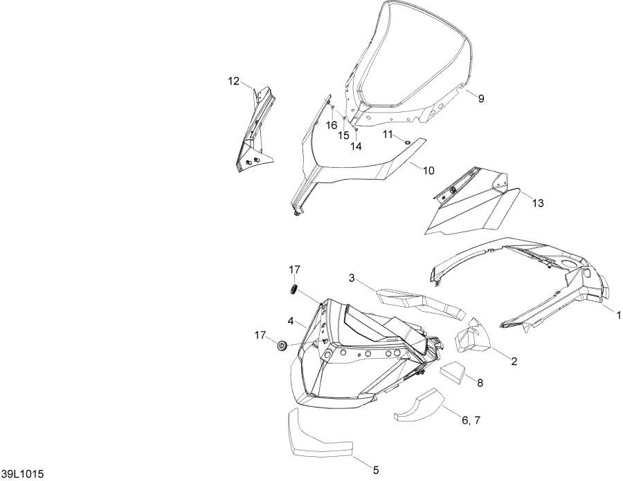 Snowmobiles Lynx  -    Console - Windshield And Console